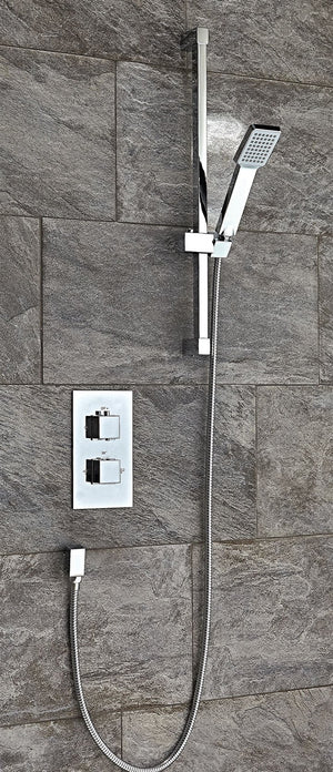 Square Thermostatic Shower Set 1