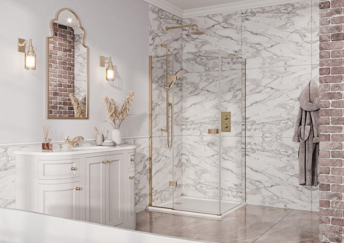 Olympia Side Panel 760 BRUSHED BRASS