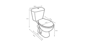 Pronto Pan, Cistern, Cistern Fittings & Soft Close Seat