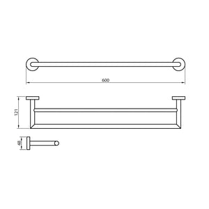 Delta Double Towel Bar