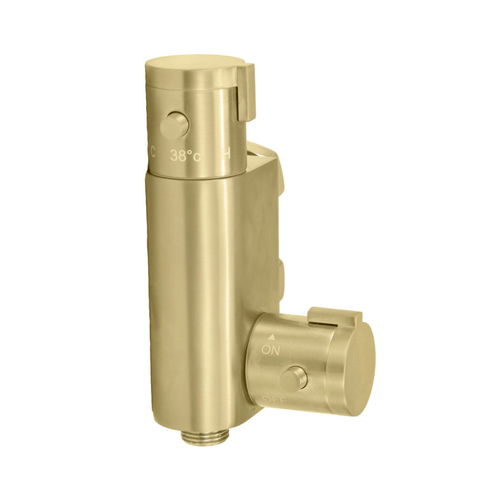 EclipseThermo Brushed Brass Valve