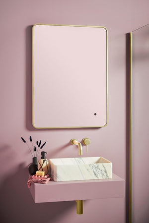 Coris  LED Mirror Brass 600×800