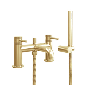 LuxeCore Shower Mixer Brushed Brass