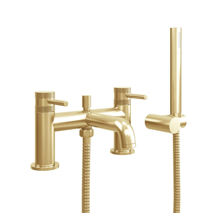 LuxeCore Shower Mixer Brushed Brass