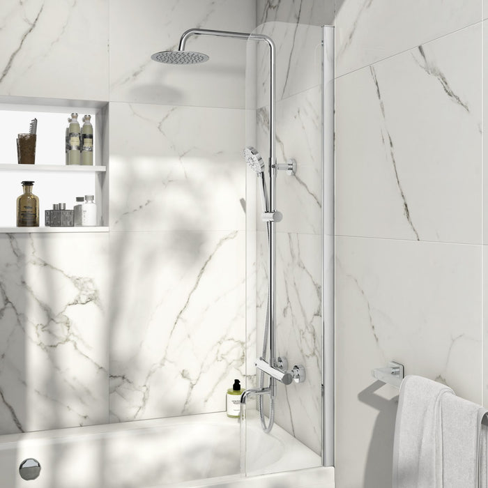 S6 Fixed Radius 6mm Bath Screen