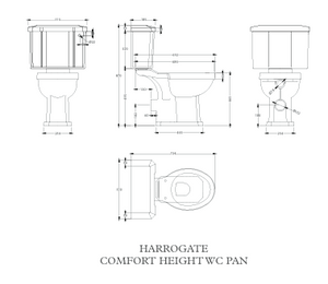 Harrogate Comfort Height Pan