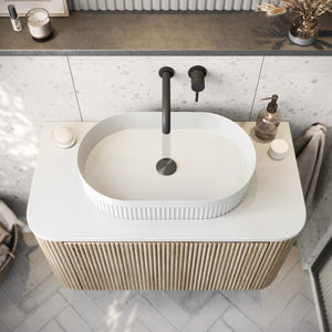 Groove Oval Basin