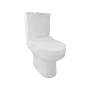 Spa Comfort Height Open Back Pan Including Cistern & D Shape Soft Close Seat