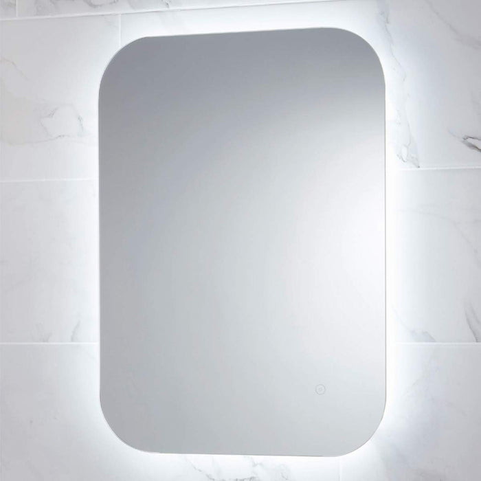 Aura LED Mirror with Demister & Shaver Socket