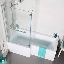 Tetris Square Shaped Shower Bath 1600 X 850mm Left Hand