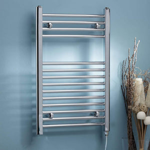 Straight Electric Towel Rail On/Off