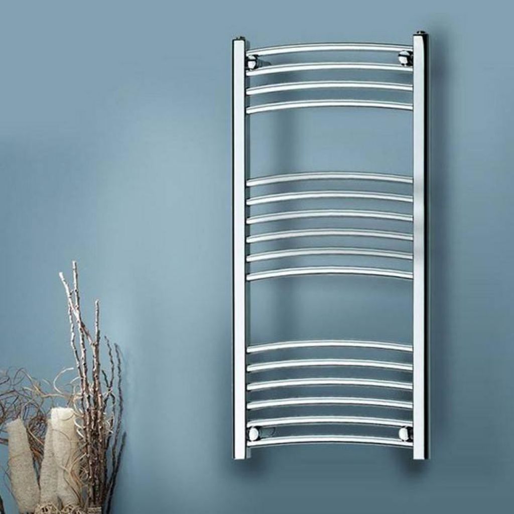 Curved Electric Towel Rail On Off Bathroom Depot IE