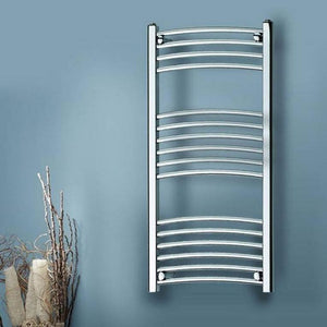 Curved Electric Towel Rail On/Off