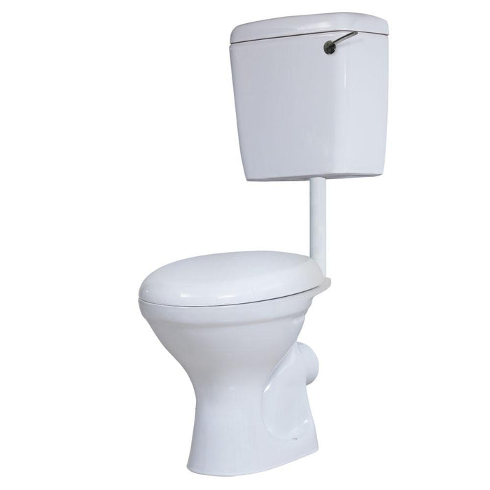 Berwick Low Level Toilet WC Bottom Feed Cistern - Soft Close Seat