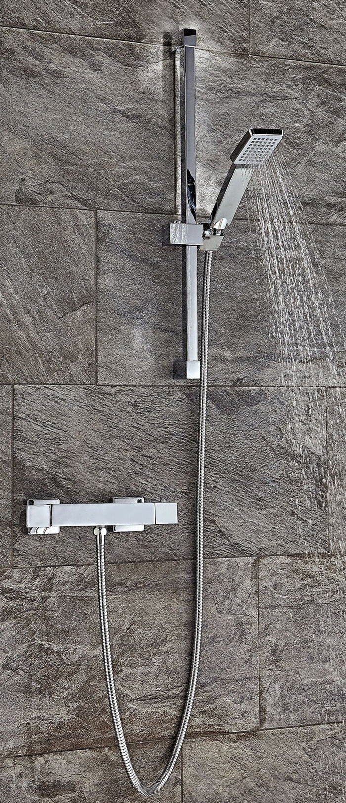 Square Thermostatic Shower Set 2